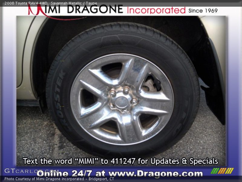 Savannah Metallic / Taupe 2008 Toyota RAV4 4WD