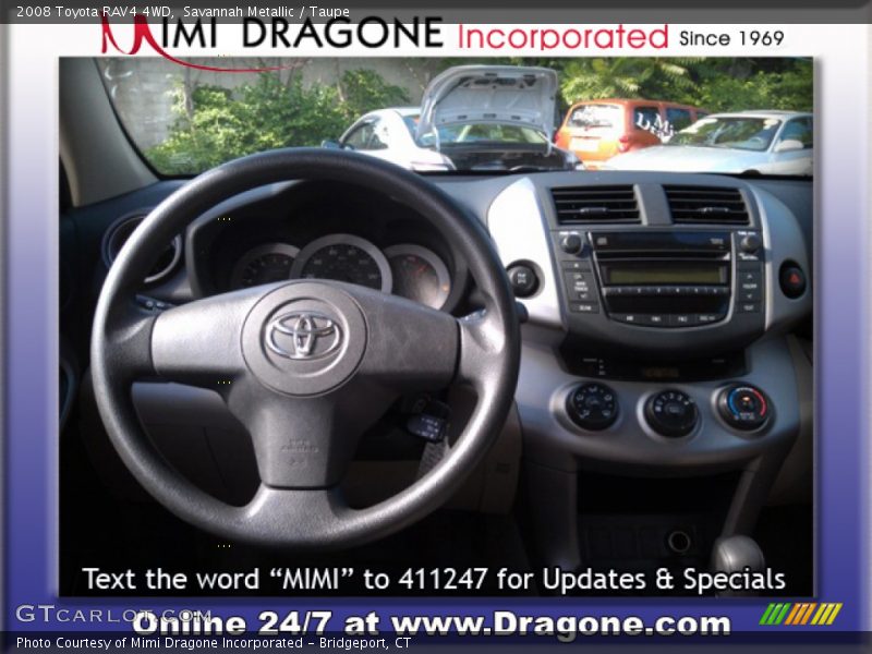 Savannah Metallic / Taupe 2008 Toyota RAV4 4WD