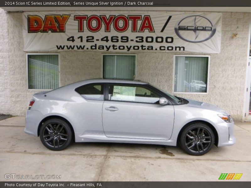 Series Unique Silver Ignition / Dark Charcoal 2014 Scion tC Series Limited Edition