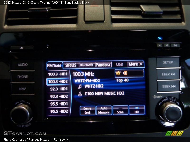 Brilliant Black / Black 2013 Mazda CX-9 Grand Touring AWD