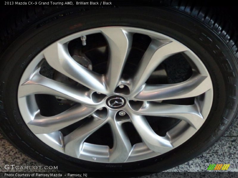 Brilliant Black / Black 2013 Mazda CX-9 Grand Touring AWD