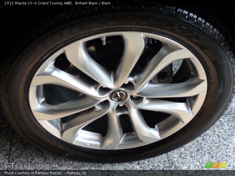 Brilliant Black / Black 2013 Mazda CX-9 Grand Touring AWD