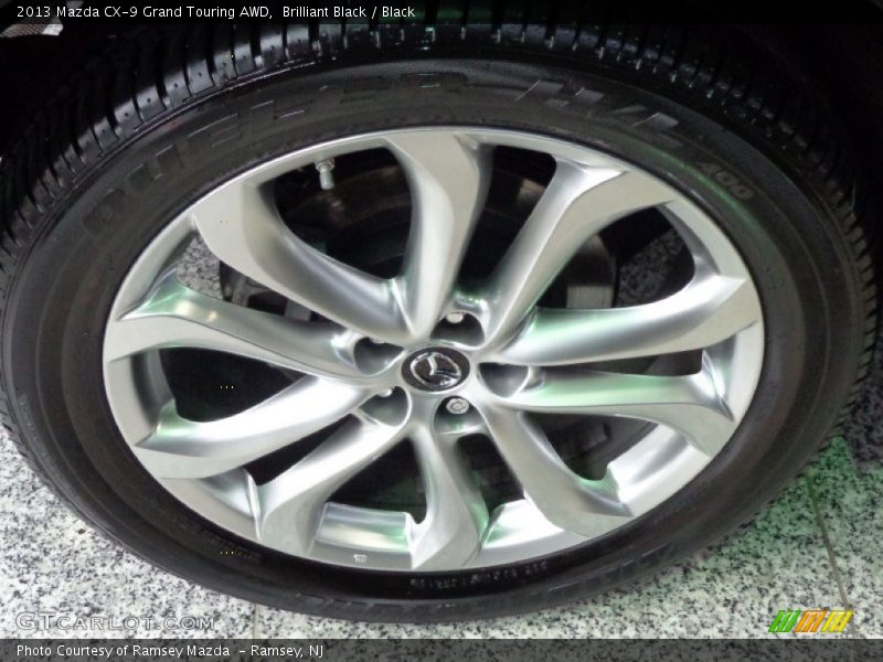 Brilliant Black / Black 2013 Mazda CX-9 Grand Touring AWD
