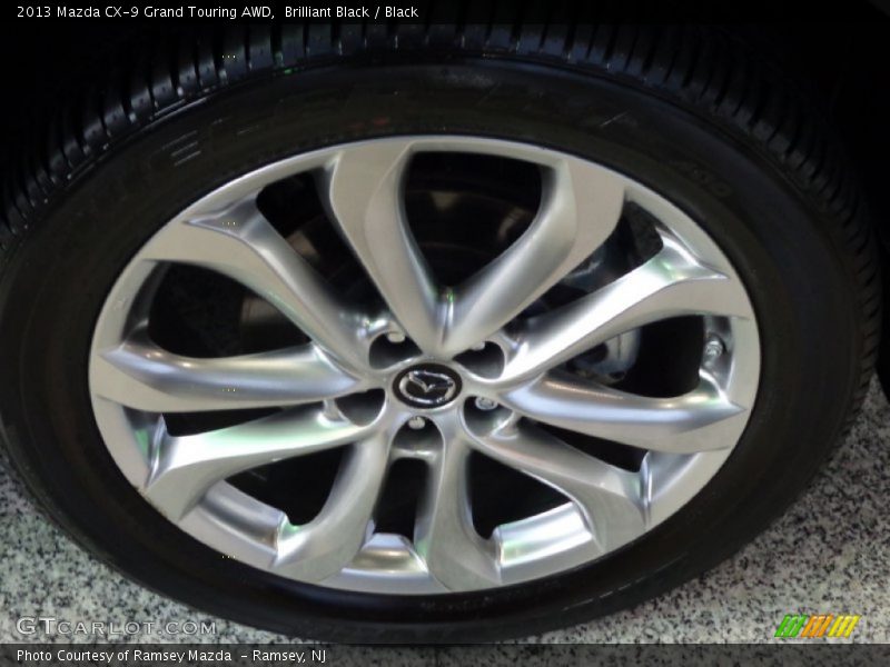 Brilliant Black / Black 2013 Mazda CX-9 Grand Touring AWD