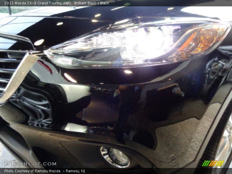 Brilliant Black / Black 2013 Mazda CX-9 Grand Touring AWD
