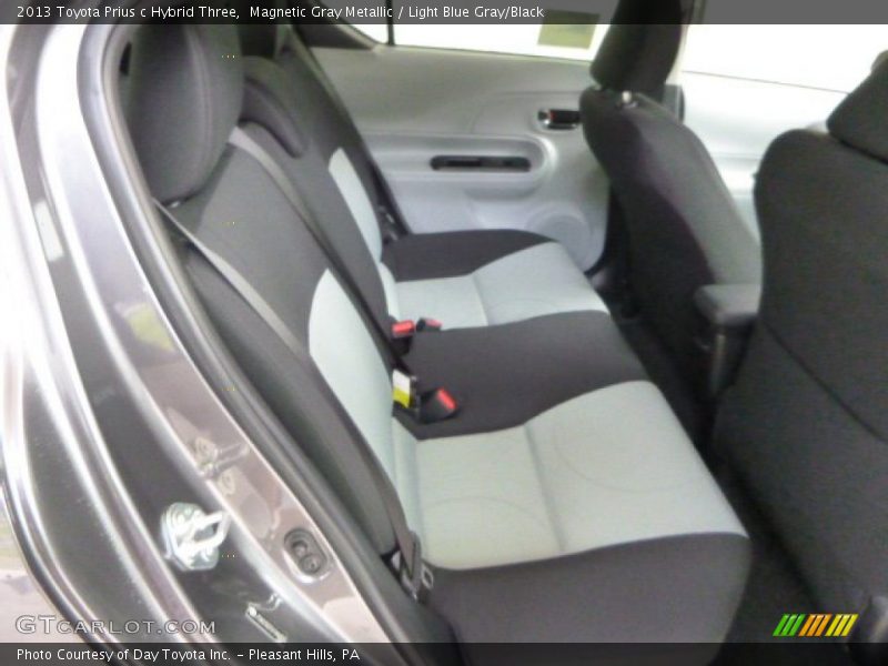 Magnetic Gray Metallic / Light Blue Gray/Black 2013 Toyota Prius c Hybrid Three