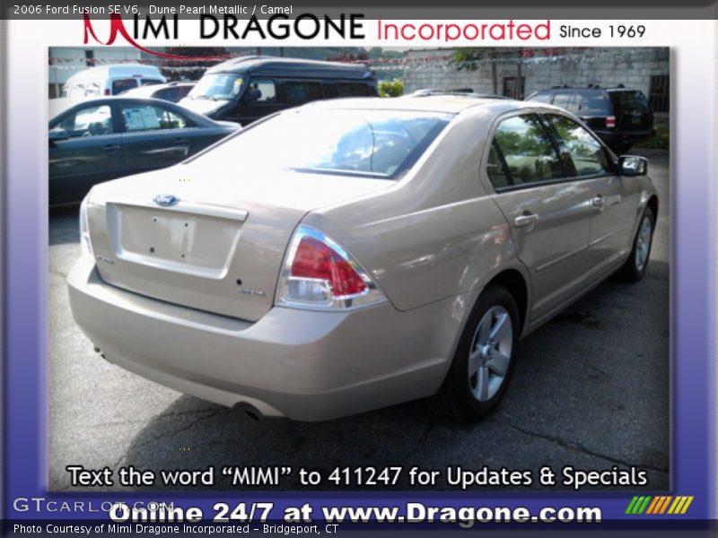 Dune Pearl Metallic / Camel 2006 Ford Fusion SE V6