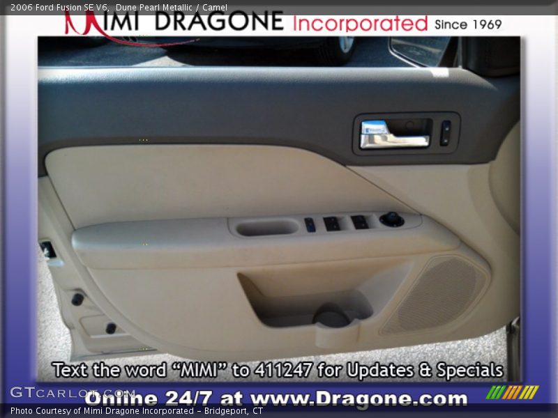 Dune Pearl Metallic / Camel 2006 Ford Fusion SE V6