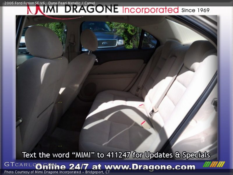 Dune Pearl Metallic / Camel 2006 Ford Fusion SE V6