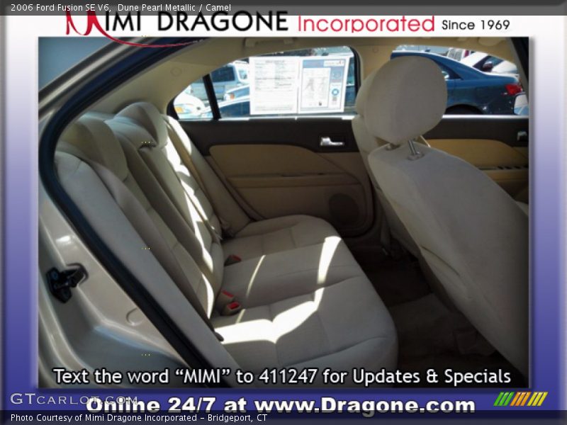 Dune Pearl Metallic / Camel 2006 Ford Fusion SE V6