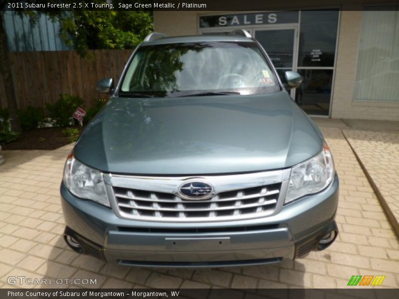 Sage Green Metallic / Platinum 2011 Subaru Forester 2.5 X Touring
