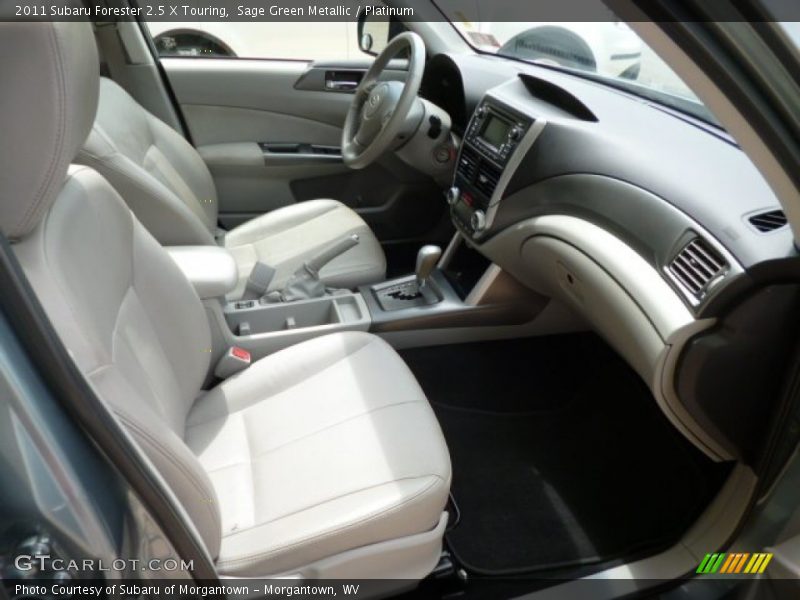 Sage Green Metallic / Platinum 2011 Subaru Forester 2.5 X Touring