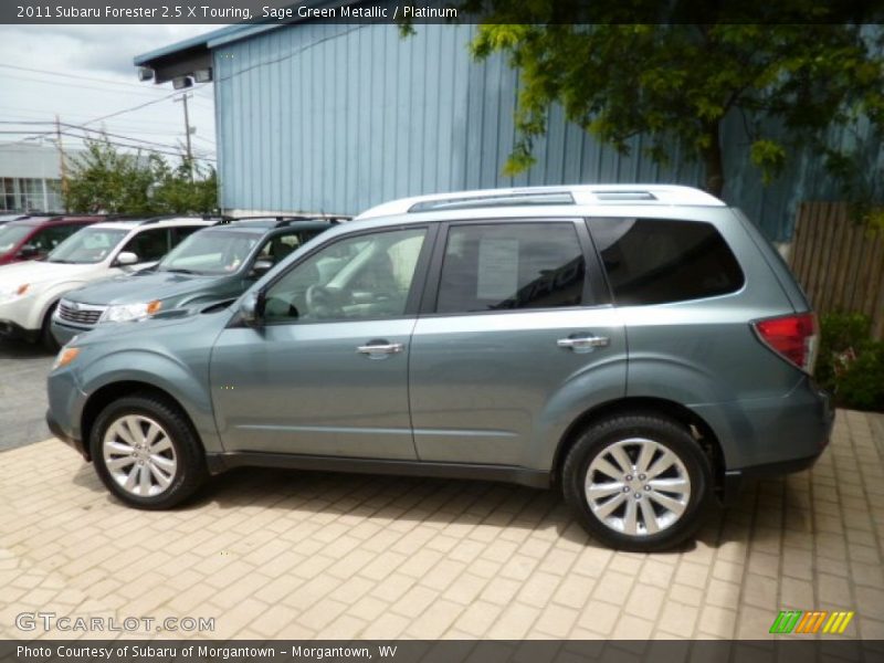 Sage Green Metallic / Platinum 2011 Subaru Forester 2.5 X Touring