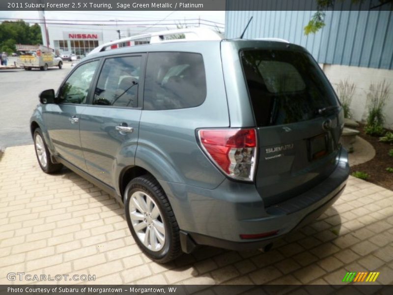 Sage Green Metallic / Platinum 2011 Subaru Forester 2.5 X Touring