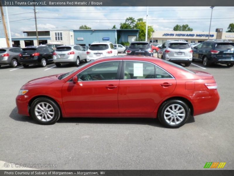 Barcelona Red Metallic / Bisque 2011 Toyota Camry XLE