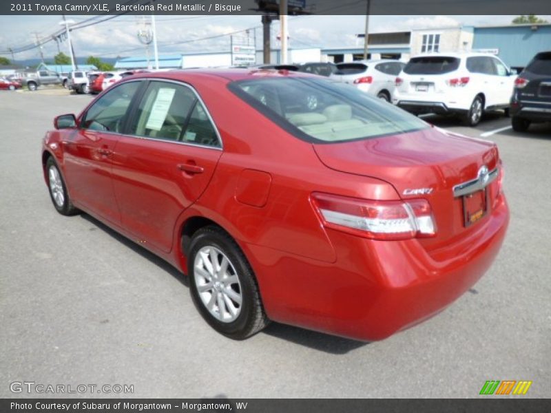 Barcelona Red Metallic / Bisque 2011 Toyota Camry XLE