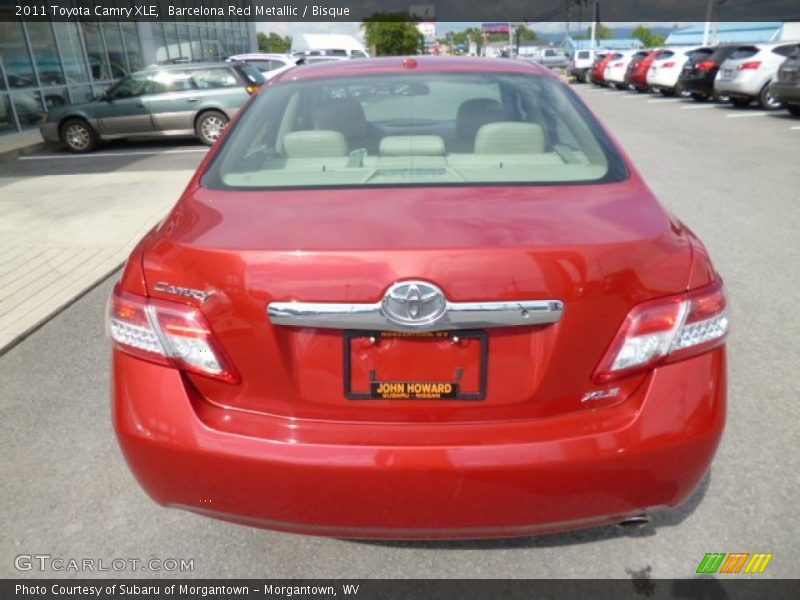Barcelona Red Metallic / Bisque 2011 Toyota Camry XLE