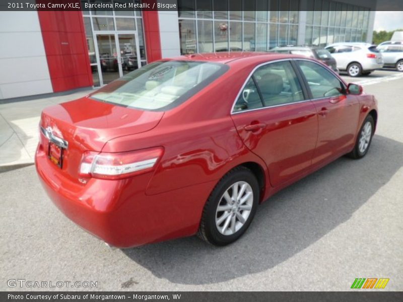 Barcelona Red Metallic / Bisque 2011 Toyota Camry XLE