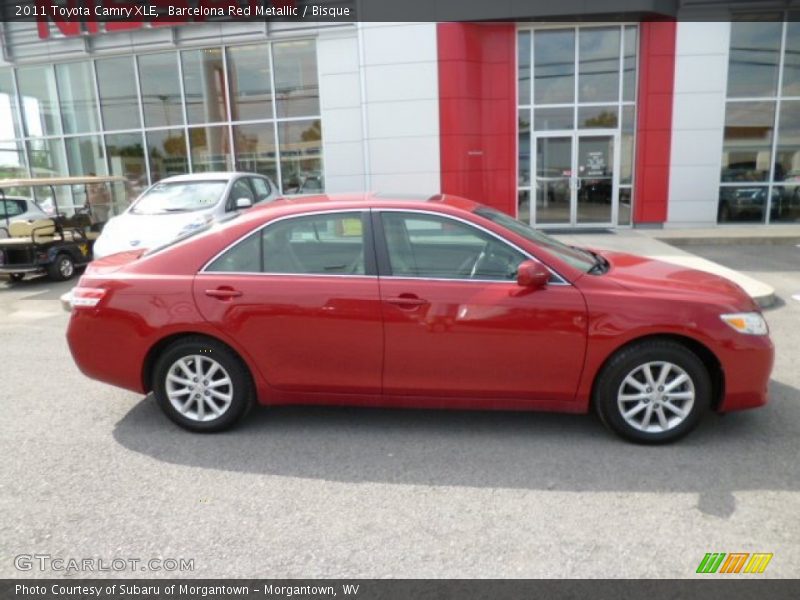 Barcelona Red Metallic / Bisque 2011 Toyota Camry XLE