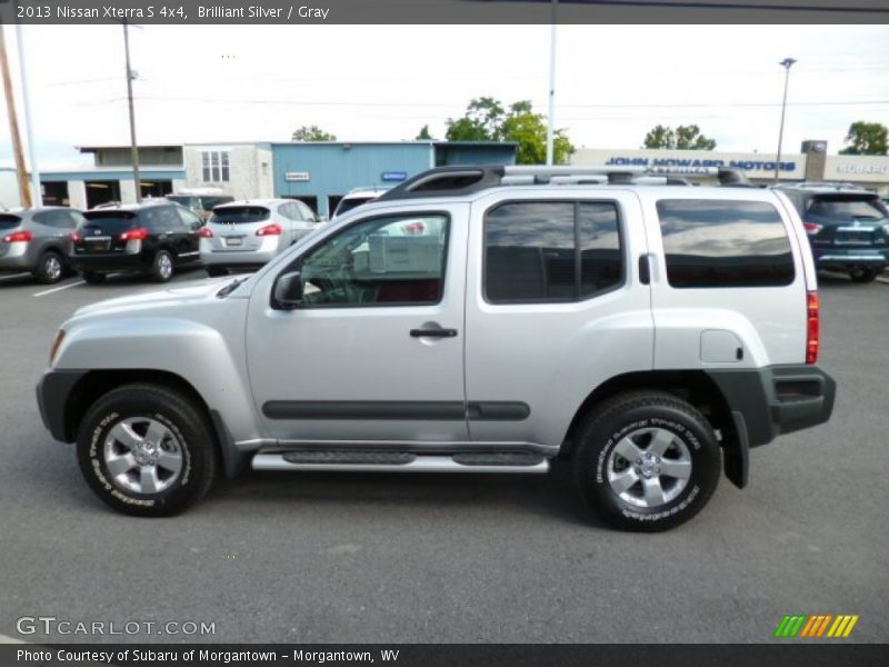 Brilliant Silver / Gray 2013 Nissan Xterra S 4x4