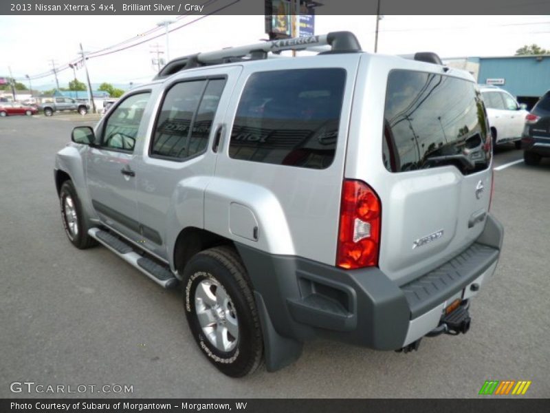Brilliant Silver / Gray 2013 Nissan Xterra S 4x4