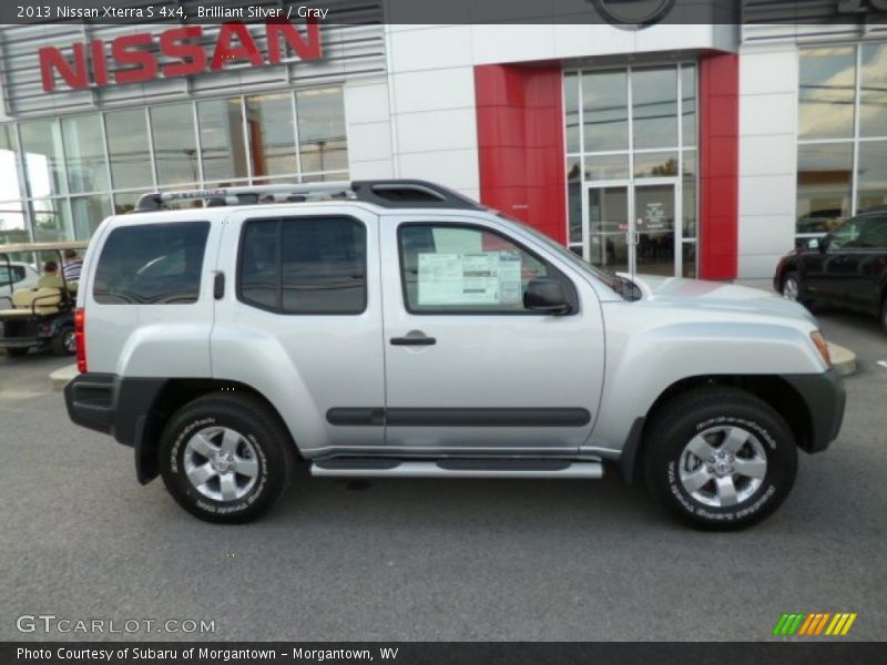 Brilliant Silver / Gray 2013 Nissan Xterra S 4x4