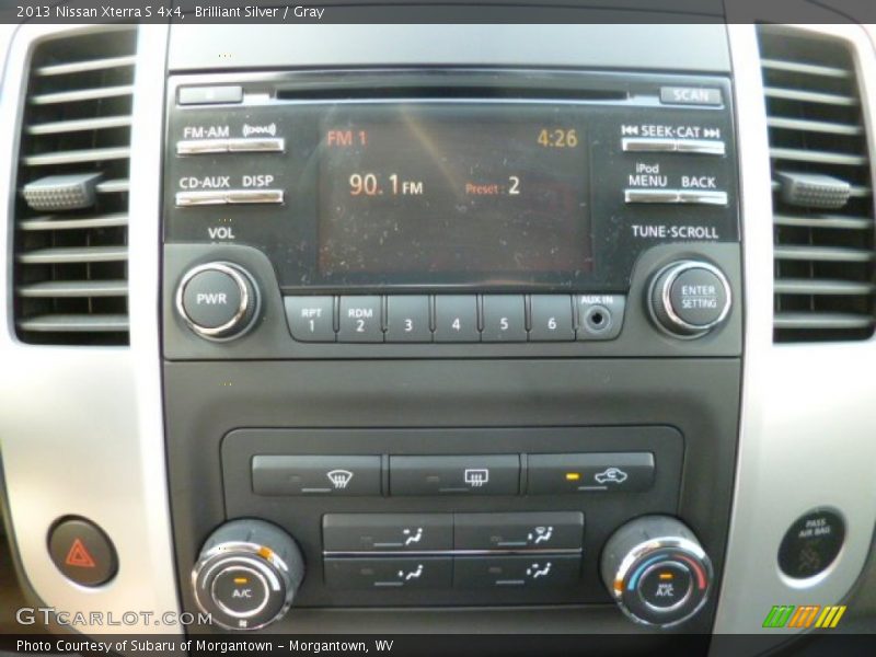Brilliant Silver / Gray 2013 Nissan Xterra S 4x4
