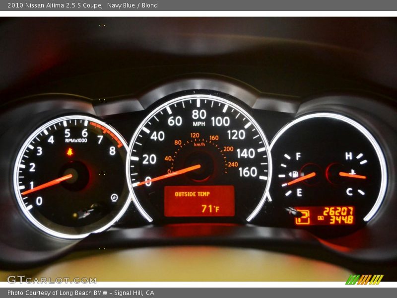Navy Blue / Blond 2010 Nissan Altima 2.5 S Coupe