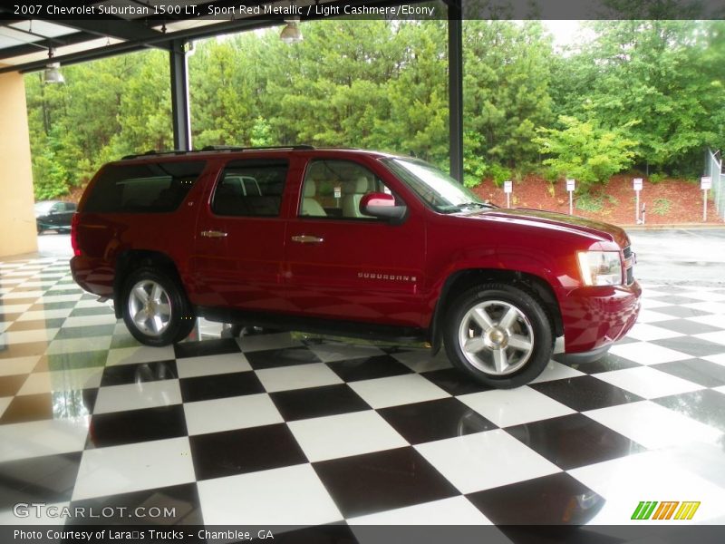 Sport Red Metallic / Light Cashmere/Ebony 2007 Chevrolet Suburban 1500 LT