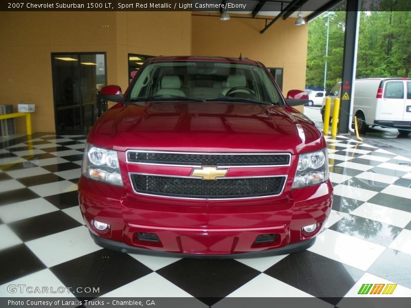 Sport Red Metallic / Light Cashmere/Ebony 2007 Chevrolet Suburban 1500 LT