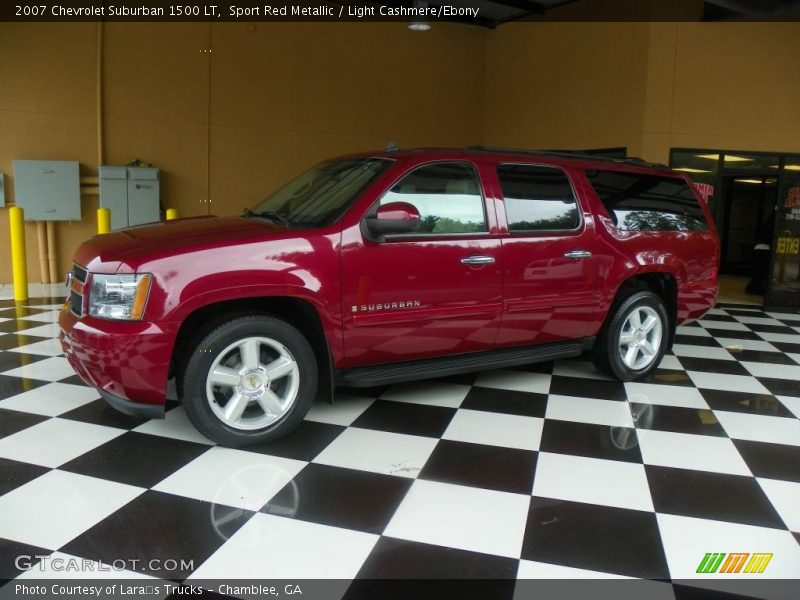 Sport Red Metallic / Light Cashmere/Ebony 2007 Chevrolet Suburban 1500 LT