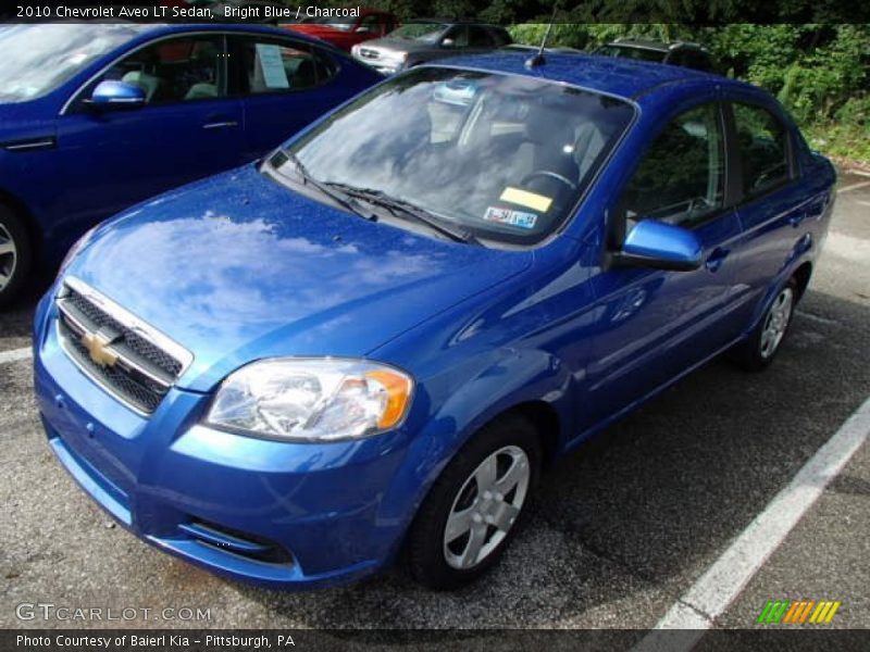Bright Blue / Charcoal 2010 Chevrolet Aveo LT Sedan