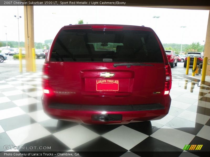 Sport Red Metallic / Light Cashmere/Ebony 2007 Chevrolet Suburban 1500 LT
