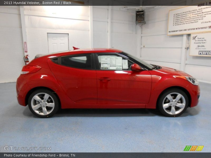 Boston Red / Black 2013 Hyundai Veloster