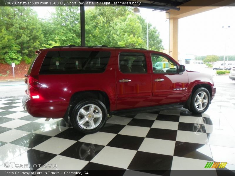 Sport Red Metallic / Light Cashmere/Ebony 2007 Chevrolet Suburban 1500 LT