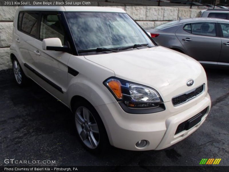 Dune Beige / Black Soul Logo Cloth 2011 Kia Soul !