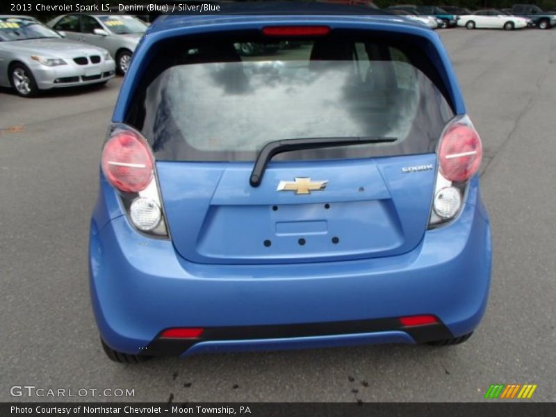 Denim (Blue) / Silver/Blue 2013 Chevrolet Spark LS