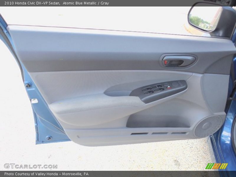 Atomic Blue Metallic / Gray 2010 Honda Civic DX-VP Sedan