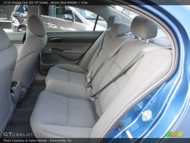 Atomic Blue Metallic / Gray 2010 Honda Civic DX-VP Sedan