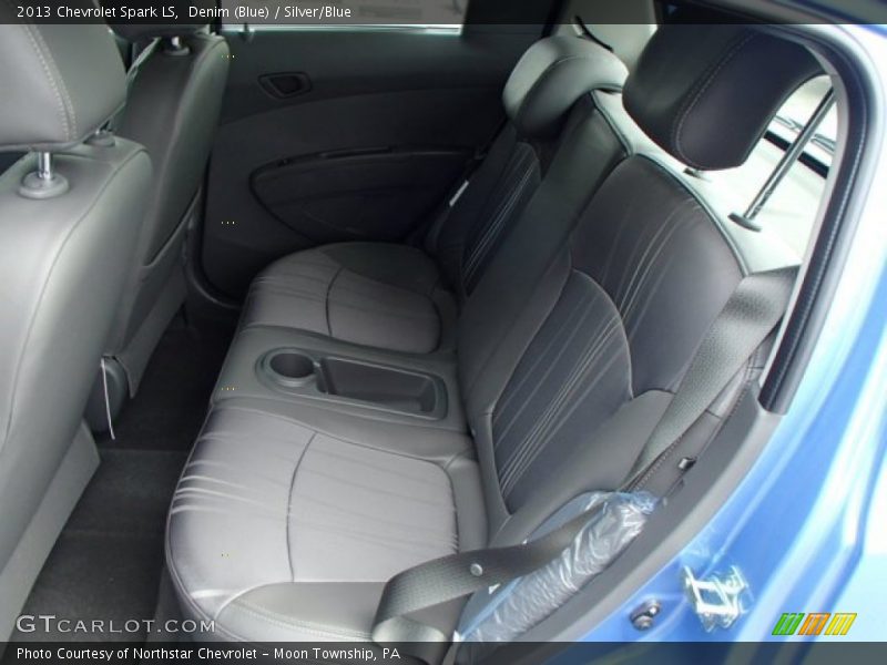 Denim (Blue) / Silver/Blue 2013 Chevrolet Spark LS