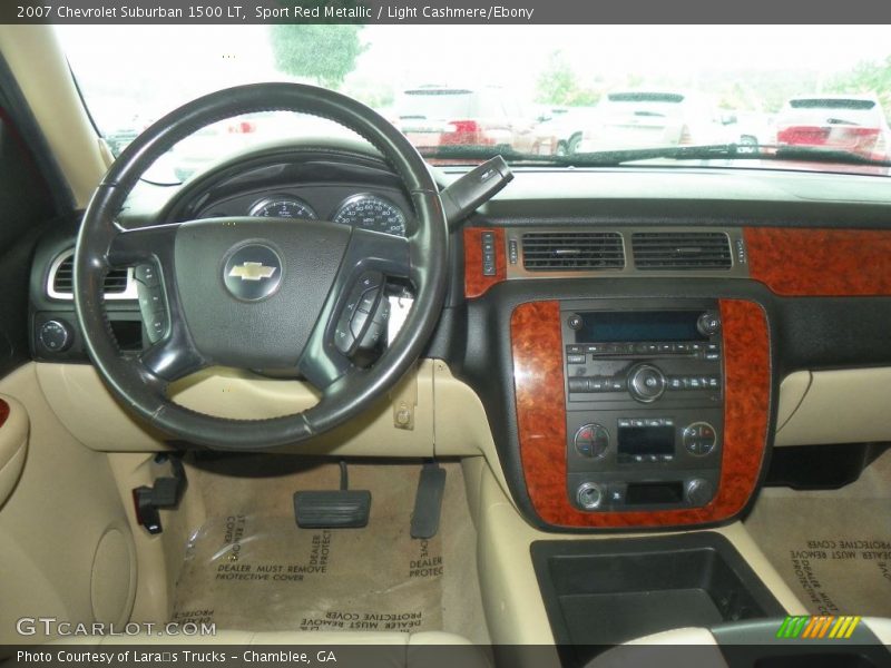 Sport Red Metallic / Light Cashmere/Ebony 2007 Chevrolet Suburban 1500 LT