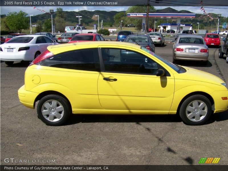 Egg Yolk Yellow / Charcoal/Charcoal 2005 Ford Focus ZX3 S Coupe