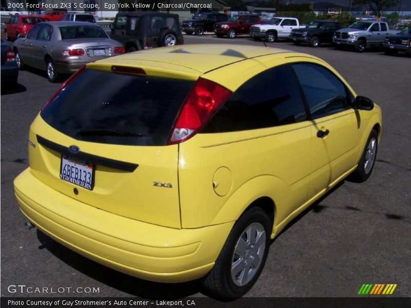 Egg Yolk Yellow / Charcoal/Charcoal 2005 Ford Focus ZX3 S Coupe