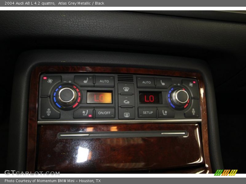 Atlas Grey Metallic / Black 2004 Audi A8 L 4.2 quattro