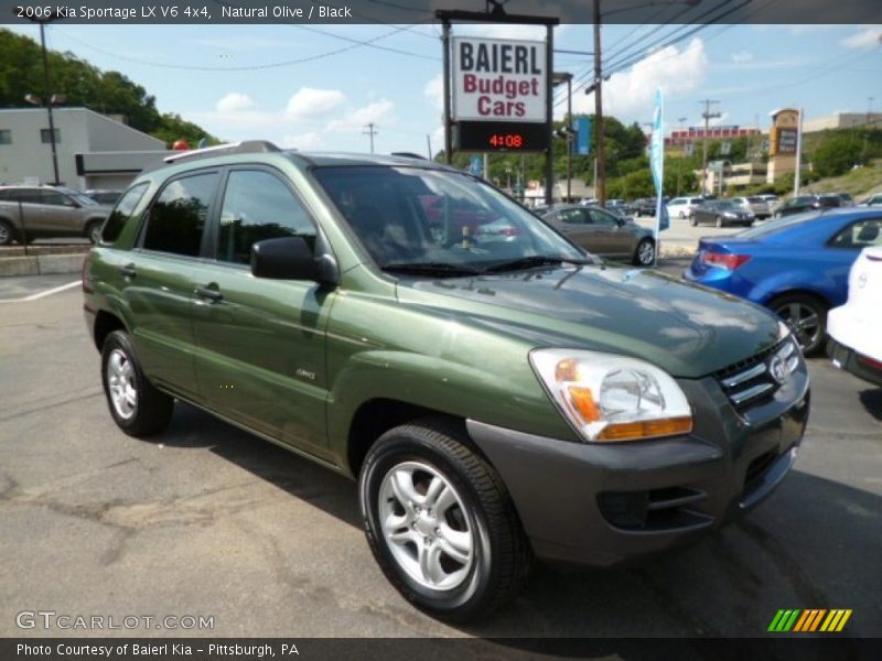 Natural Olive / Black 2006 Kia Sportage LX V6 4x4