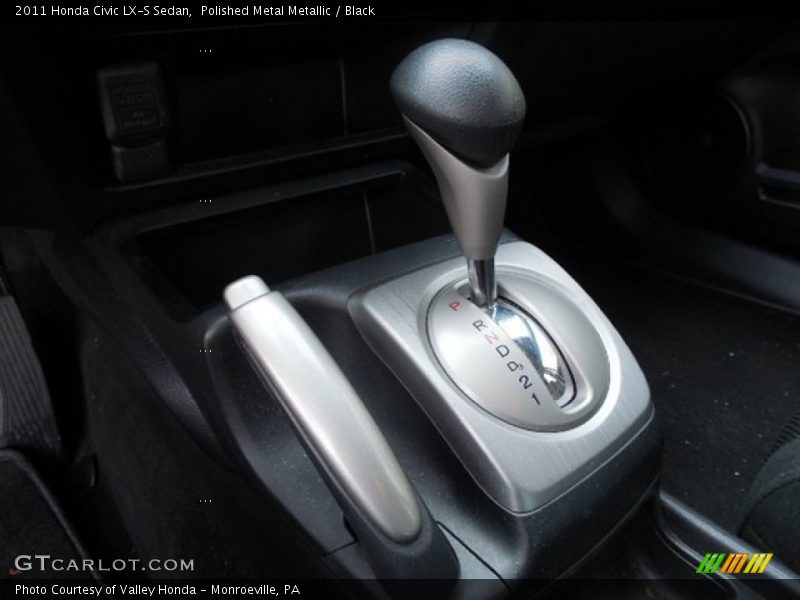 Polished Metal Metallic / Black 2011 Honda Civic LX-S Sedan
