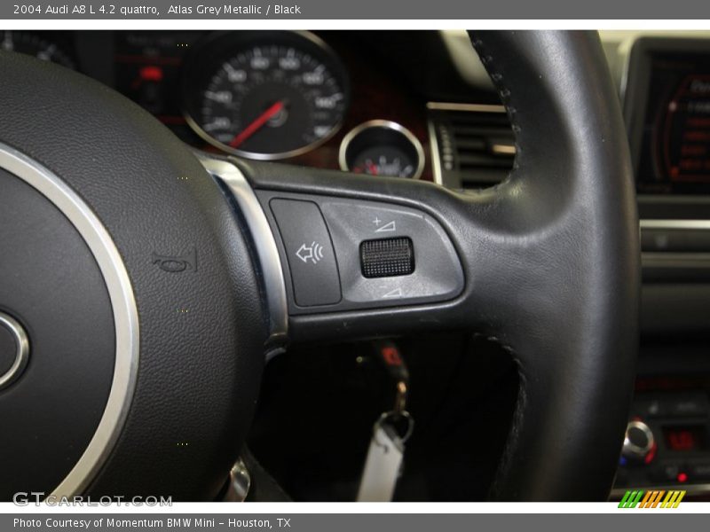 Atlas Grey Metallic / Black 2004 Audi A8 L 4.2 quattro