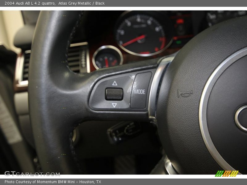 Atlas Grey Metallic / Black 2004 Audi A8 L 4.2 quattro