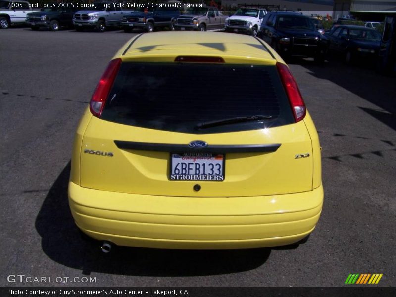 Egg Yolk Yellow / Charcoal/Charcoal 2005 Ford Focus ZX3 S Coupe