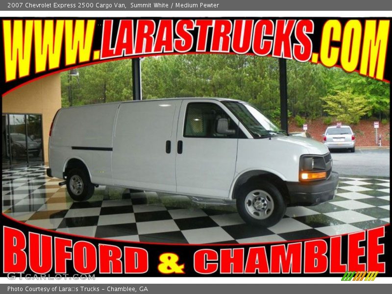 Summit White / Medium Pewter 2007 Chevrolet Express 2500 Cargo Van